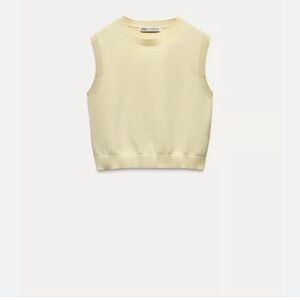Zara Light Yellow Sweater Top